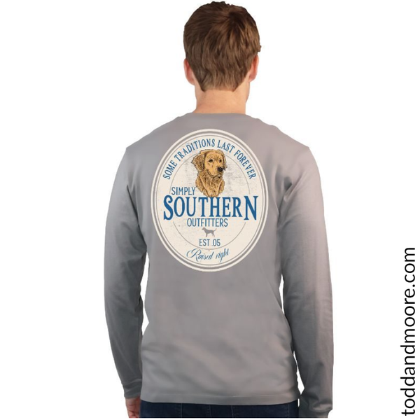 Simply Southern LS Golden Retriever Tee
