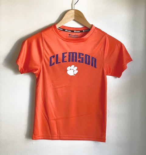Clemson tigers champion youth arched logo tee