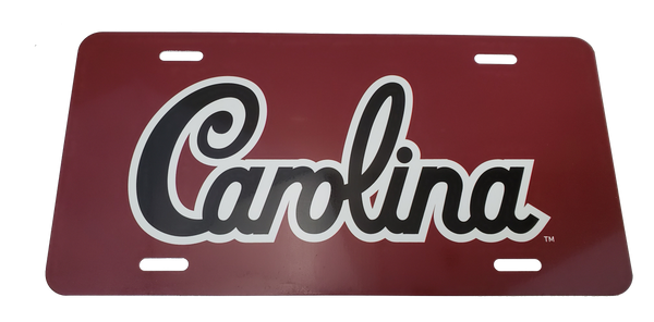 South Carolina Gamecocks Carolina Script License Plate