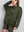 Fleece French Terry Crew Neck Sweatshirt- Army Green