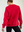 Fleece French Terry Crew Neck Sweatshirt- True Red
