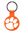 Clemson Tigers Tracker Keychain