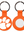 Clemson Tigers Tracker Keychain