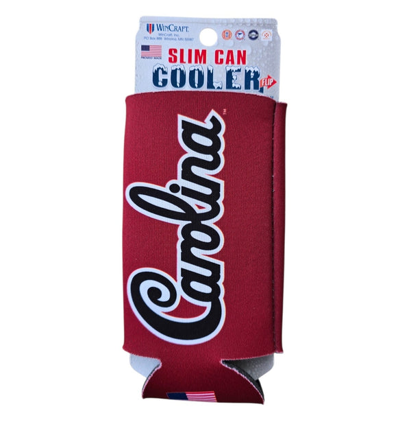 Gamecocks Carolina Script SLIM Can Cooler Garnet