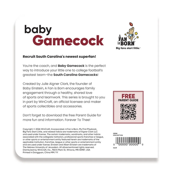 Gamecocks A Fan is Born Baby Book