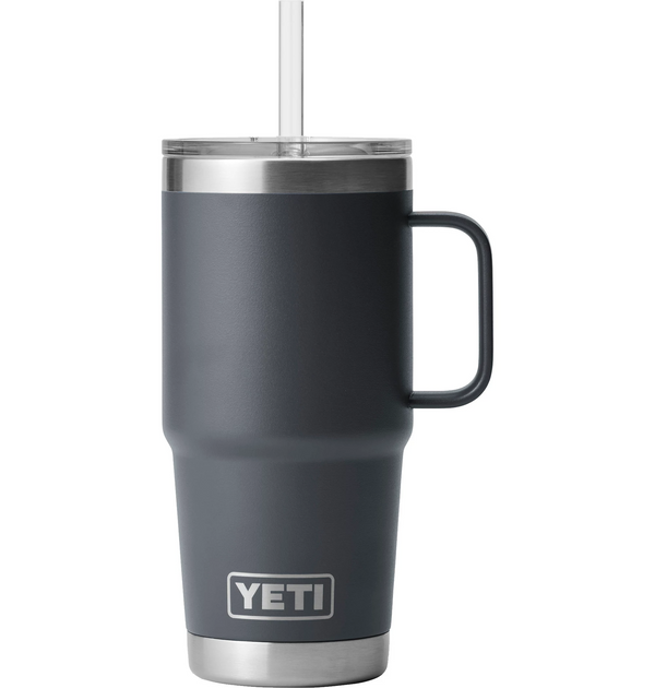 Yeti Rambler 25 oz Straw Mug- Charcoal