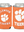 Clemson Tiger Heathered Can Cooler