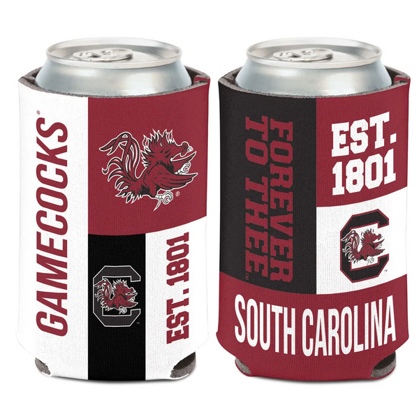 Gamecocks Color Block Can Cooler 12oz