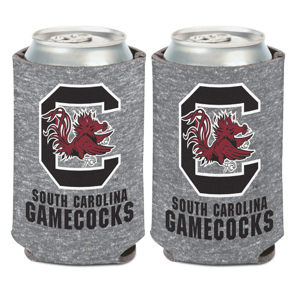 Gamecocks Heather Grey Can Cooler 12oz