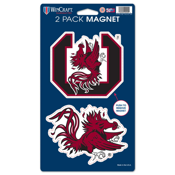 Gamecocks Magnets 5x9 2pk