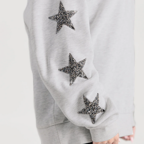 SOUTH CAROLINA GAMECOCKS RESILIENCE STAR EMBELLISHED CREW SWEATSHIRT