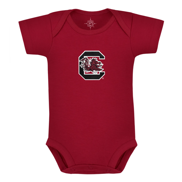 South Carolina Gamecocks "Block C" Onesie- Garnet