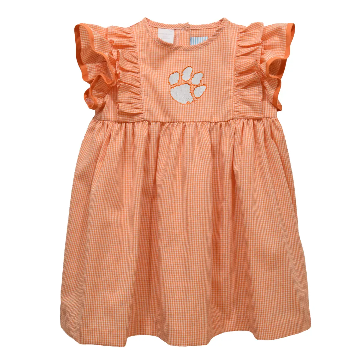 clemson orange dress Girls Youth Orange Clemson Tigers Cheer Captain Jumper Dress Size: Medium