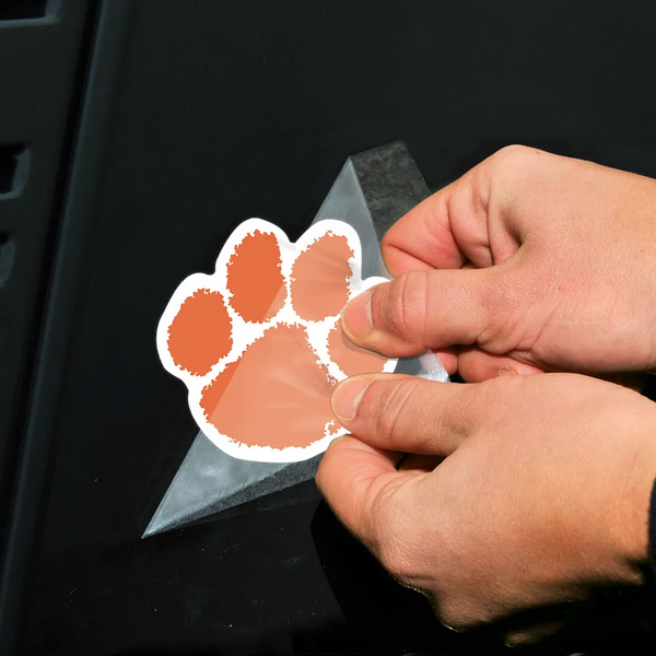 Clemson Paw Decal 4x4