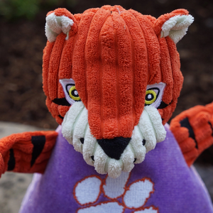 Clemson Tiger Knottie® Plush Dog Toy