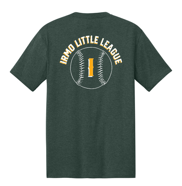 Irmo Little League Tri-Blend Short Sleeve Tee- Adult