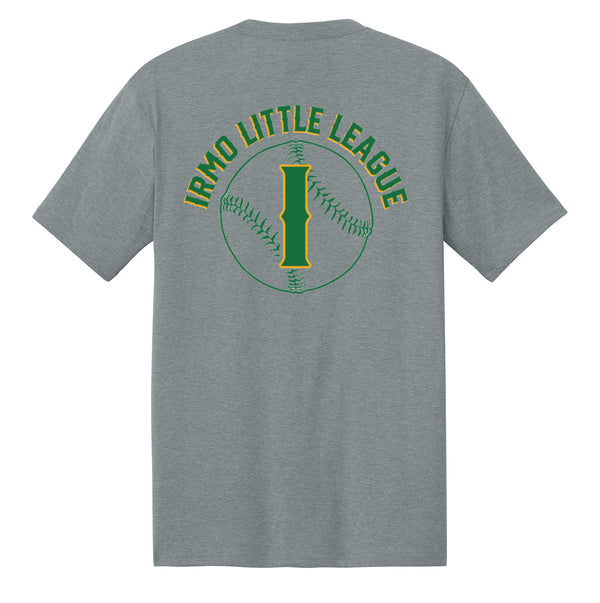 Irmo Little League Tri-Blend Short Sleeve Tee- Adult