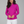 IBKUL Women's Long Sleeve Mock Neck 1/4 Zip Top- Raspberry