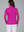 IBKUL Women's Long Sleeve Mock Neck 1/4 Zip Top- Raspberry