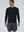 IBKUL Men's Long Sleeve Crew Neck Top- Black