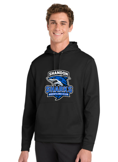 Sharks Sport-Tek® Sport-Wick® Fleece Hooded Pullover