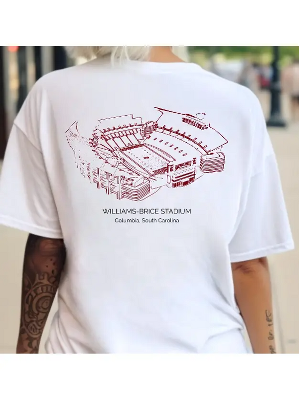 South Carolina Gamecocks Stadium Graphic Tee