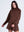 Lucky In Love Luxe Zip Long Sleeve - Dark Chocolate