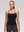 CRZ Yoga Butterluxe Waist Length Y Back Built in Bra Tank- Black