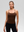 CRZ Yoga Butterluxe Waist Length Y Back Built in Bra Tank- Lava Brown