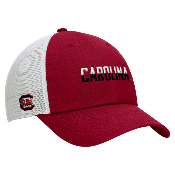 Youth Garnet South Carolina Gamecocks 2026 2 Tone Carolina Trucker Cap