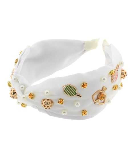 Pickleball Beaded Knot Headband
