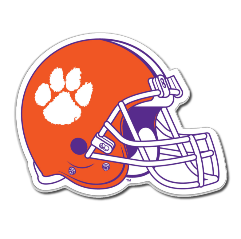 Clemson Tigers Dizzler Football Helmet Sticker – ToddandMoore