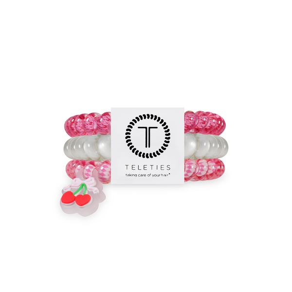 Teleties Hair Ties- Cherry Bomb