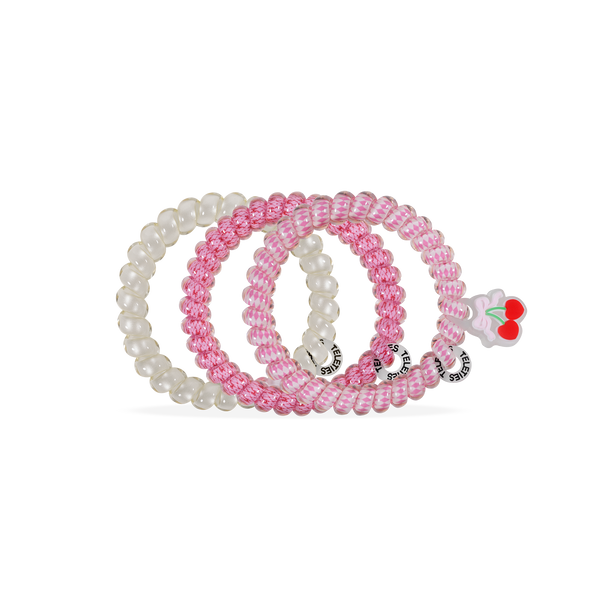 Teleties Hair Ties- Cherry Bomb