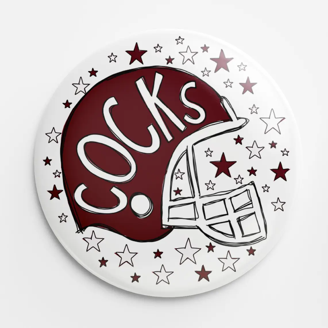football helmet buttons Gameday Button