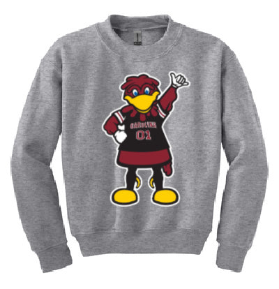 South Carolina Gamecocks Cocky Fleece Crewneck- Youth