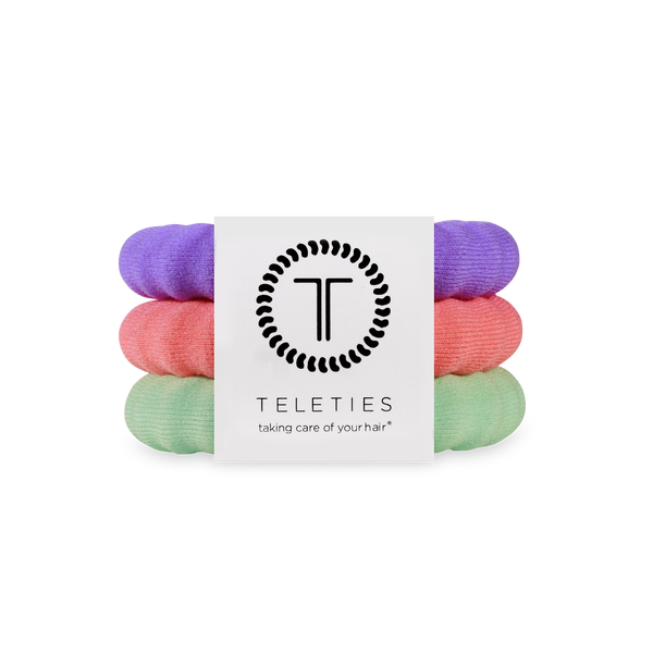 Teleties Nylon Hair Ties- Color Rush