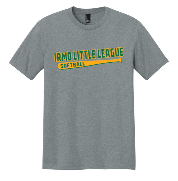 Irmo Little League Softball Tri-Blend Short Sleeve Tee- Adult