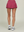Raspberry Pleated Tennis Skirt