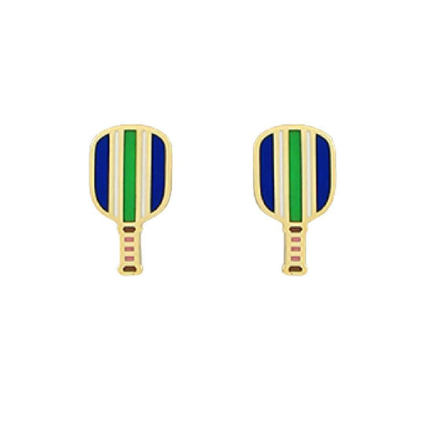 Acrylic Stripe Pickleball Studs