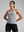 CRZ Yoga Seamless Racerback Scoop Neck Tank- Slate Grey Marl