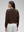 CRZ Yoga SoftAura Crewneck Pullover Sweatshirt- Hot Fudge Brown