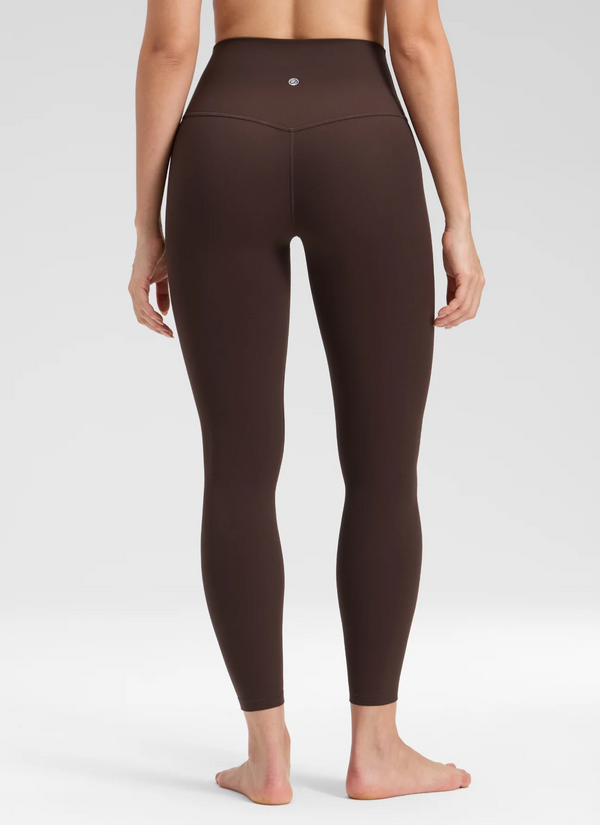 CRZ Yoga Butterluxe No Front Seam Legging 25"- Hot Fudge Brown