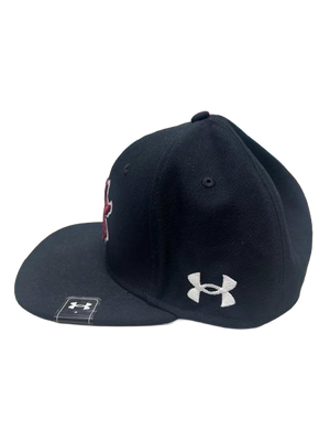 South Carolina Gamecocks Baseball UA Flex-Fit Cap- Black/Garnet
