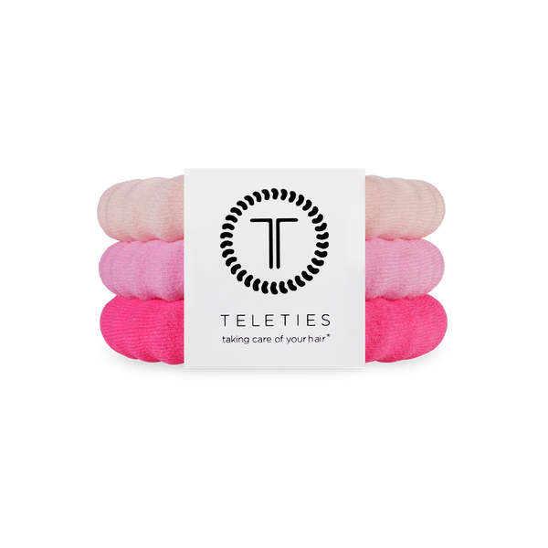 Teleties Nylon Hair Ties- Kiss & Tell