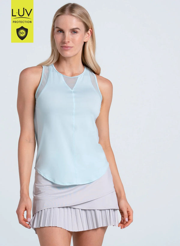 Lucky in Love Chill Out Tank - Wave