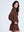 Lucky In Love Luxe Zip Long Sleeve - Dark Chocolate