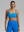 CRZ Yoga Nakedfeel Low-Cut Strappy Bra/8 Straps- Madagascar Blue