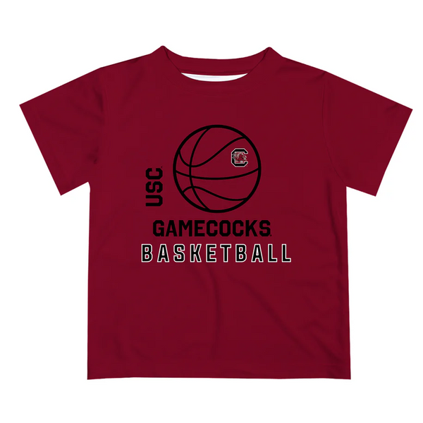 South Carolina Gamecocks Basketball V1 Short Sleeve Tee Shirt