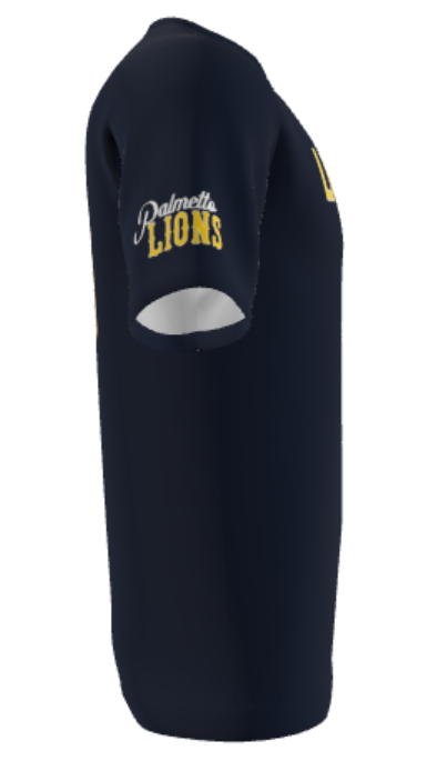 Palmetto Lions Youth V-Neck Jersey- Navy